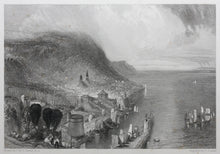 Load image into Gallery viewer, Joseph Mallord William Turner, after. Honfleur. Engraved by John Cousen. 1834.