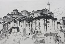 Load image into Gallery viewer, Samuel Chatwood Burton. Cuenca. Spain. Etching. 1924.