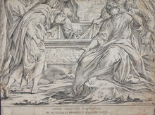 Load image into Gallery viewer, Annibale Carracci, after. Assumption of the Virgin. Etching by Giuseppe Maria Mitelli. 1679.