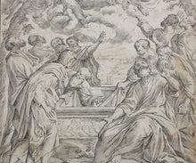 Load image into Gallery viewer, Annibale Carracci, after. Assumption of the Virgin. Etching by Giuseppe Maria Mitelli. 1679.
