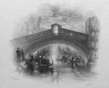 Load image into Gallery viewer, Joseph Mallord William Turner, after. Venice. Engraved by William Miller. 1834.