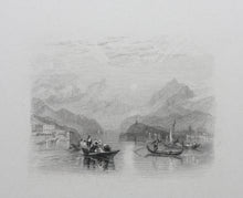Load image into Gallery viewer, Joseph Mallord William Turner, after. Lake of Como I. Engraved by Edward Goodall. 1830.