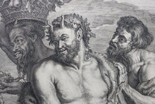 Load image into Gallery viewer, Peter Paul Rubens, after. Diana returning from the Chase. Engraving by Schelte Adamsz Bolswert. 1625-1659.