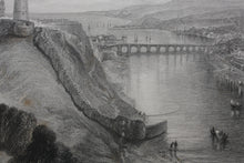 Load image into Gallery viewer, Joseph Mallord William Turner, after. Berwick-upon-Tweed. Engraved by William Miller. 1834.