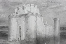Load image into Gallery viewer, Joseph Mallord William Turner, after. Caerlaverock Castle. Engraved by Edward Goodall. 1834.
