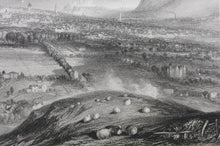 Load image into Gallery viewer, Joseph Mallord William Turner, after. Edinburgh from Blackford Hill. Engraved by William Miller. 1833.