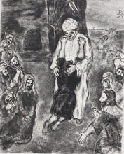 Load image into Gallery viewer, Marc Chagall. Joseph recognized by his brothers. Etching. 1956.