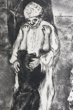 Load image into Gallery viewer, Marc Chagall. Joseph recognized by his brothers. Etching. 1956.