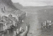 Load image into Gallery viewer, Joseph Mallord William Turner, after. Honfleur. Engraved by John Cousen. 1834.