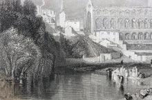 Load image into Gallery viewer, Joseph Mallord William Turner, after. Jedburgh Abbey. Engraved by Robert Brandard. 1833