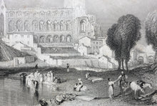 Load image into Gallery viewer, Joseph Mallord William Turner, after. Jedburgh Abbey. Engraved by Robert Brandard. 1833