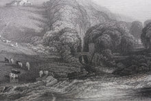 Load image into Gallery viewer, Joseph Mallord William Turner, after. Junction of the Greta and the Tees. Engraved by John Pye. 1834.