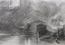 Load image into Gallery viewer, Joseph Mallord William Turner, after. Tancarville. Engraved by James Tibbits Willmore. 1834.