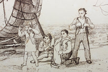 Load image into Gallery viewer, Joseph Mallord William Turner. Marine Dabblers. Etching. 1811.