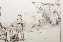 Load image into Gallery viewer, Joseph Mallord William Turner. Marine Dabblers. Etching. 1811.