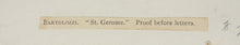 Load image into Gallery viewer, Guercino, after. Saint Gerome. Engraving by Francesco Bartolozzi. 1760 - 1770.