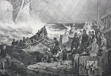 Load image into Gallery viewer, Samuel Prout, after. An Indiaman Ashore. Engraving by James Duffield Harding. 1823.