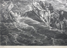 Load image into Gallery viewer, Samuel Prout, after. An Indiaman Ashore. Engraving by James Duffield Harding. 1823.
