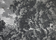 Load image into Gallery viewer, Gabriel Perelle. Landscape with stream. Etching. 1620-1695.