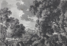 Load image into Gallery viewer, Gabriel Perelle. Landscape with stream. Etching. 1620-1695.