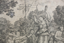 Load image into Gallery viewer, Domenichino, after. Diana and her Nymphs. Etching by Giovanni Francesco Venturini. XVII - XVIII C.