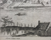 Load image into Gallery viewer, Hendrick van Cleve III, after. View of Liège.Engraving by Philips Galle. 1557-1612.