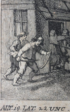 Load image into Gallery viewer, Pieter Snayers, after. A Village Scene with Peasants Fighting. etching Anton Joseph Prenner
