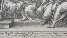 Load image into Gallery viewer, Raphael, after. Saint Paul preaching to the Corinthians. Etching by Gérard Audran. XVII C.