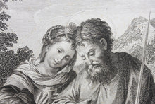 Load image into Gallery viewer, Bartolomeo Ramenghi, after. Francesco Rosaspina, after. Holy Family with Saints. Etching by Giuseppe Asioli. 1830.
