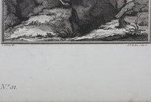 Load image into Gallery viewer, Benjamin Samuel Bolomey, after. Voluntary devotion of Curtius. Engraving by Pierre François Tardieu. c. 1791.