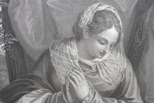 Load image into Gallery viewer, Titian, after. Mater Salvatoris. Engraving by Aronne Mauri.