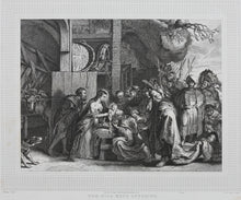 Load image into Gallery viewer, Peter Paul Rubens, after. Lucas Vorsterman the Elder, after. Adoration of the Magi. Engraving by John Charles Bromley. 1826.