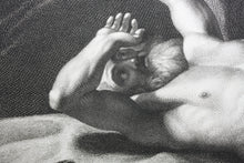 Load image into Gallery viewer, Guercino, after. Vision of St Jerome. Engraving by Bernard Antoine Nicollet. ca. 1800-1807