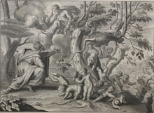Load image into Gallery viewer, Martin Bouché. Aeacus' prayer. Engraving. 1677.