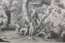 Load image into Gallery viewer, Martin Bouché. Aeacus' prayer. Engraving. 1677.