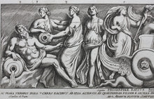 Load image into Gallery viewer, The rape of Proserpina. Set of two engravings by Pietro Santi Bartoli. 1693.