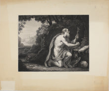 Load image into Gallery viewer, Domenichino, after. Saint Jerome. Engraving by Jean Marie Leroux. 1839-1847.