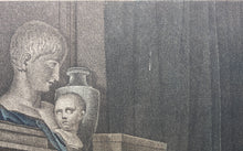 Load image into Gallery viewer, Louis Léopold Boilly, after. The Drawing Lesson. Engraving by J.-Frédéric Cazenave. c. 1796.