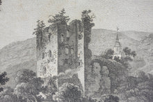 Load image into Gallery viewer, Isaac de Moucheron, after. The Harvest. Engraving by Emmanuel Jean Nepomucene de Ghendt. 1777.