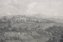 Load image into Gallery viewer, Isaac de Moucheron, after. The Harvest. Engraving by Emmanuel Jean Nepomucene de Ghendt. 1777.