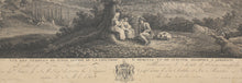 Load image into Gallery viewer, Philipp Jakob Hackert, after. View of the Temples of Juno Lucina of the Concordia of Hercules and of Jupiter Olympien at Girgenti. Engraving by François Morel. 1783.