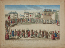 Load image into Gallery viewer, Jacques Chereau, publisher. Procession of French captives. Engraving. 1785.