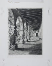 Load image into Gallery viewer, Raymond (Ray) Payne. Capistrano Arches. Etching. XX Century.