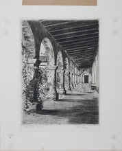 Load image into Gallery viewer, Raymond (Ray) Payne. Capistrano Arches. Etching. XX Century.