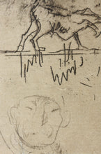 Load image into Gallery viewer, Sir Frank William Brangwyn. Buttress of the Pont Neuf. Etching. 1924.