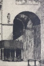 Load image into Gallery viewer, Edward Millington Synge. St Mark's; the Screen. Etching. 1905 - 1906.