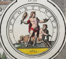 Load image into Gallery viewer, Bernard Picart. Medals of Henry IV. P. 26. Color engraving. 1724.