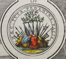 Load image into Gallery viewer, Bernard Picart. Medals of Henry IV. P. 26. Color engraving. 1724.