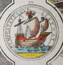 Load image into Gallery viewer, Bernard Picart. Medals of Henry IV. P. 26. Color engraving. 1724.