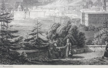 Load image into Gallery viewer, Karl Ludwig Frommel. View of Salzburg. Engraving. 1842,.